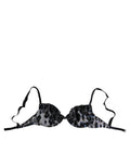 Roberto Cavalli | White Leopard Push Up Reggiseno Bra Underwear