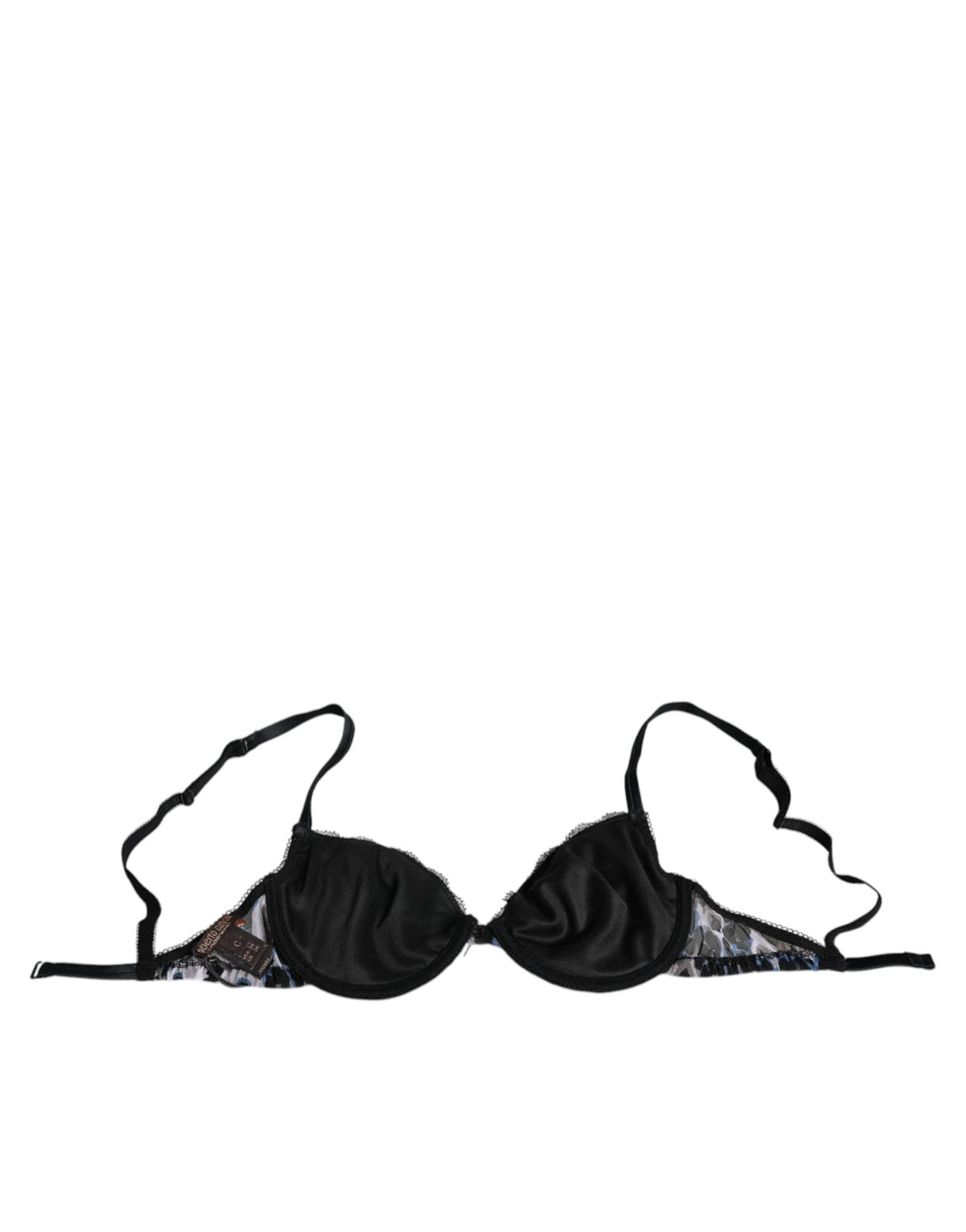 Roberto Cavalli | White Leopard Push Up Reggiseno Bra Underwear