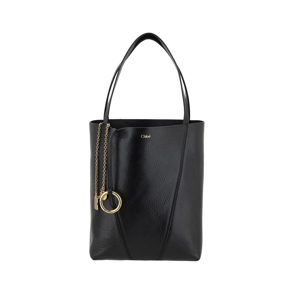 Chloé | Black Calf Leather Bos Taurus Shoulder Bag