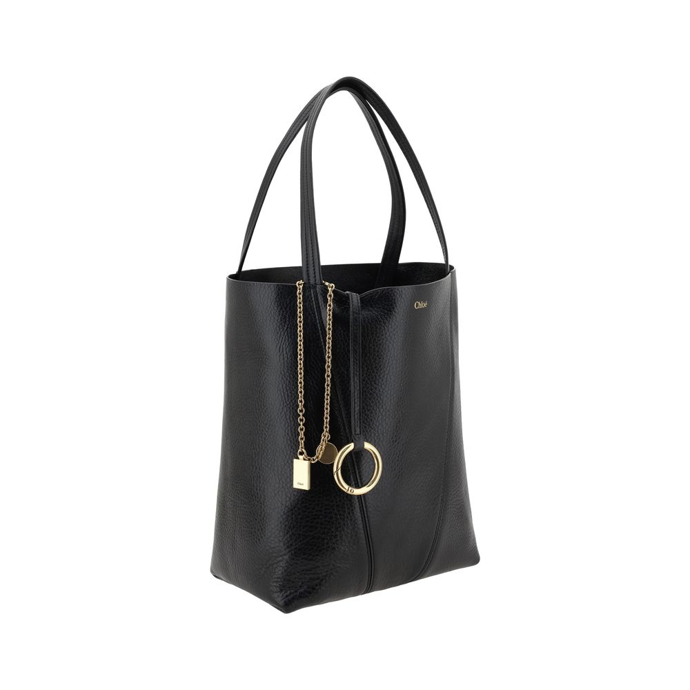 Chloé | Black Calf Leather Bos Taurus Shoulder Bag