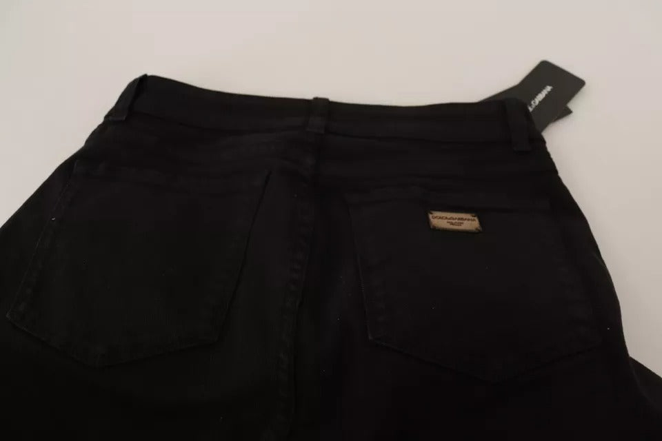 Dolce & Gabbana | Black Cotton Stretch Skinny Denim Jeans