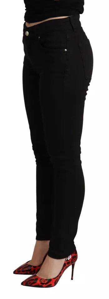 Dolce & Gabbana | Black Cotton Stretch Skinny Denim Jeans
