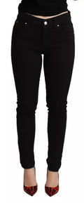 Dolce & Gabbana | Black Cotton Stretch Skinny Denim Jeans