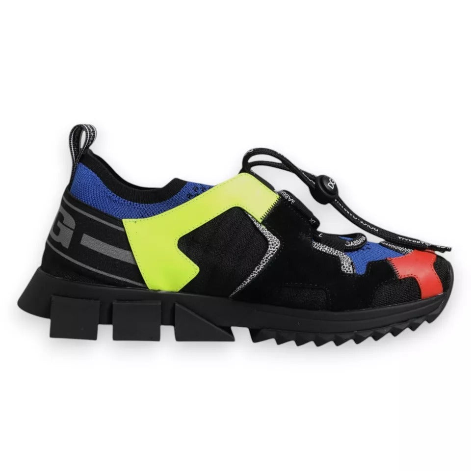 Dolce & Gabbana | Multicolor Mesh Sorrento Trekking Sneakers Shoes