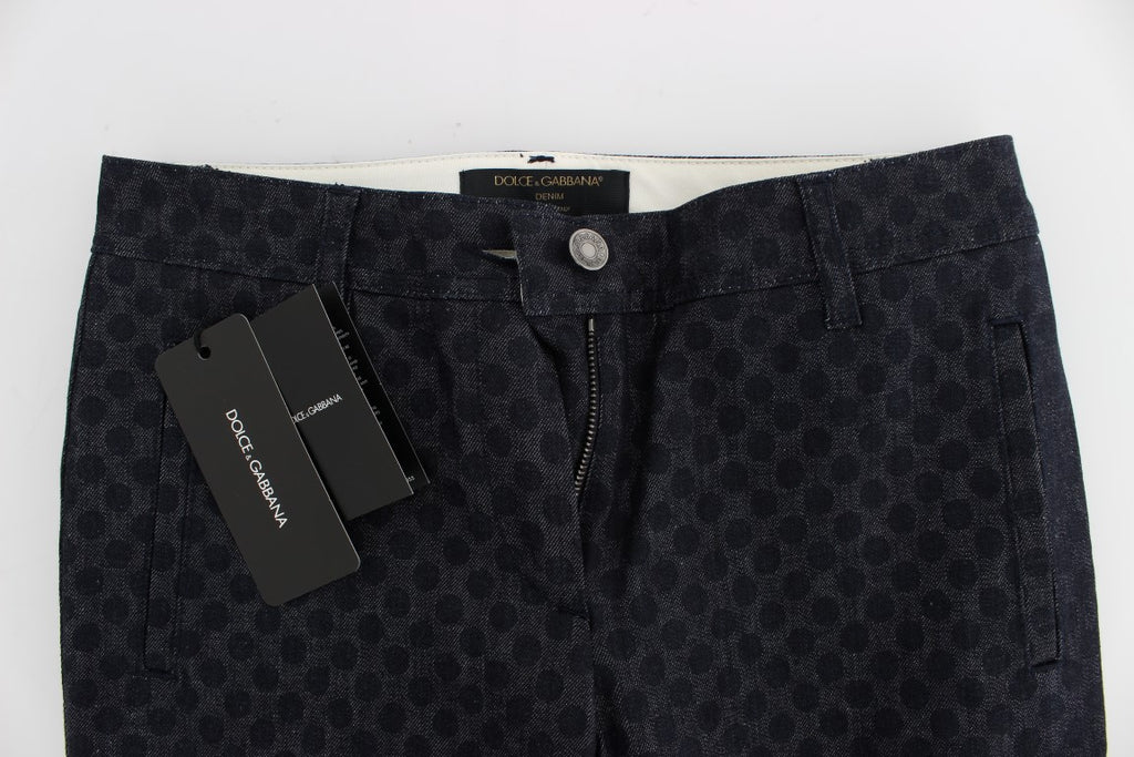 Dolce & Gabbana | Polka Dotted Slim Capris Jeans