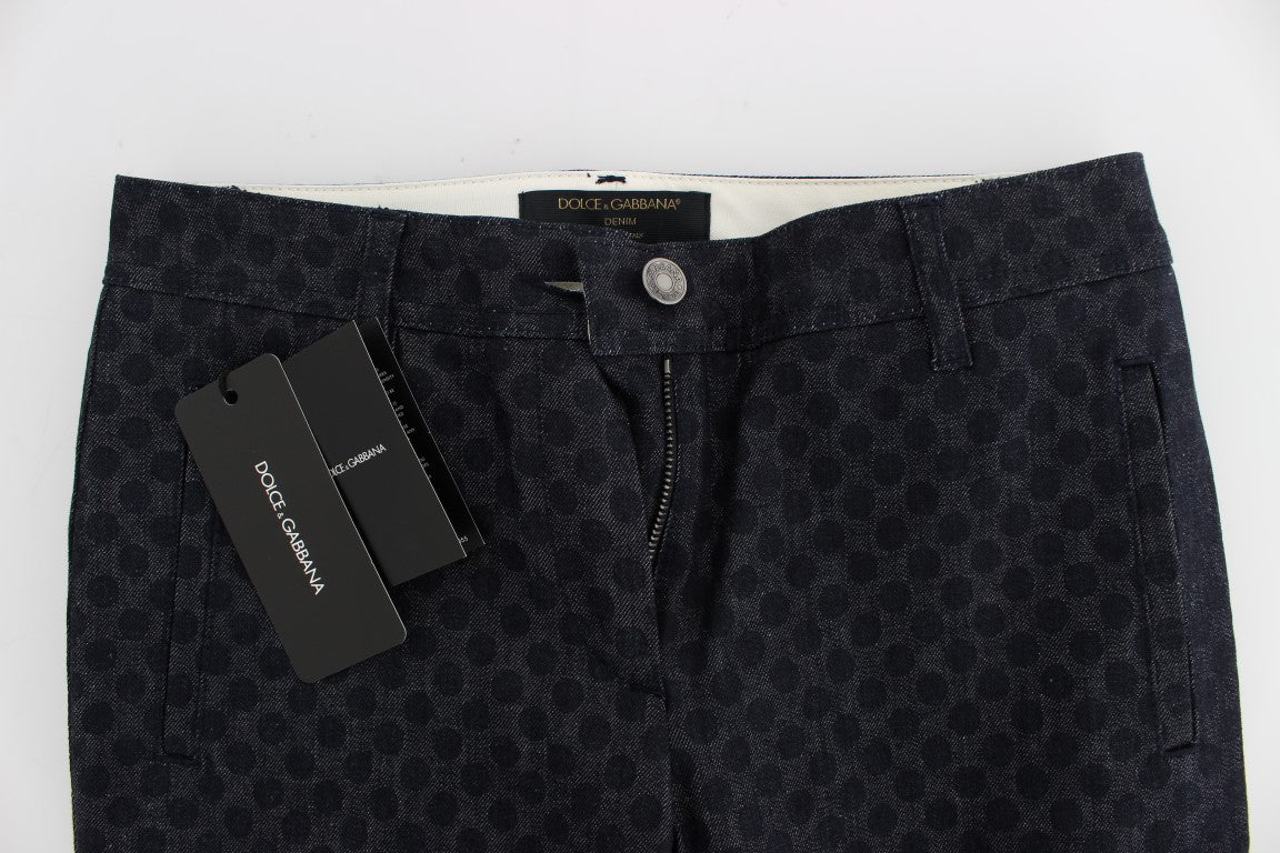 Dolce & Gabbana | Polka Dotted Slim Capris Jeans