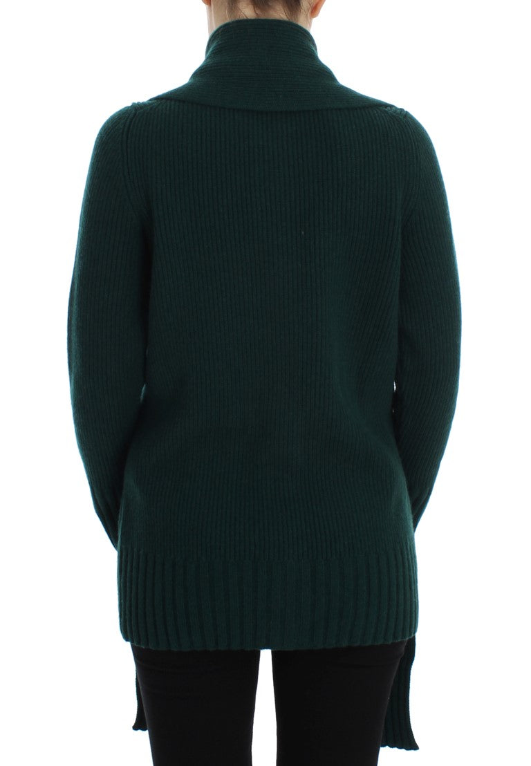 Dolce & Gabbana | Green Knitted Cashmere Cardigan