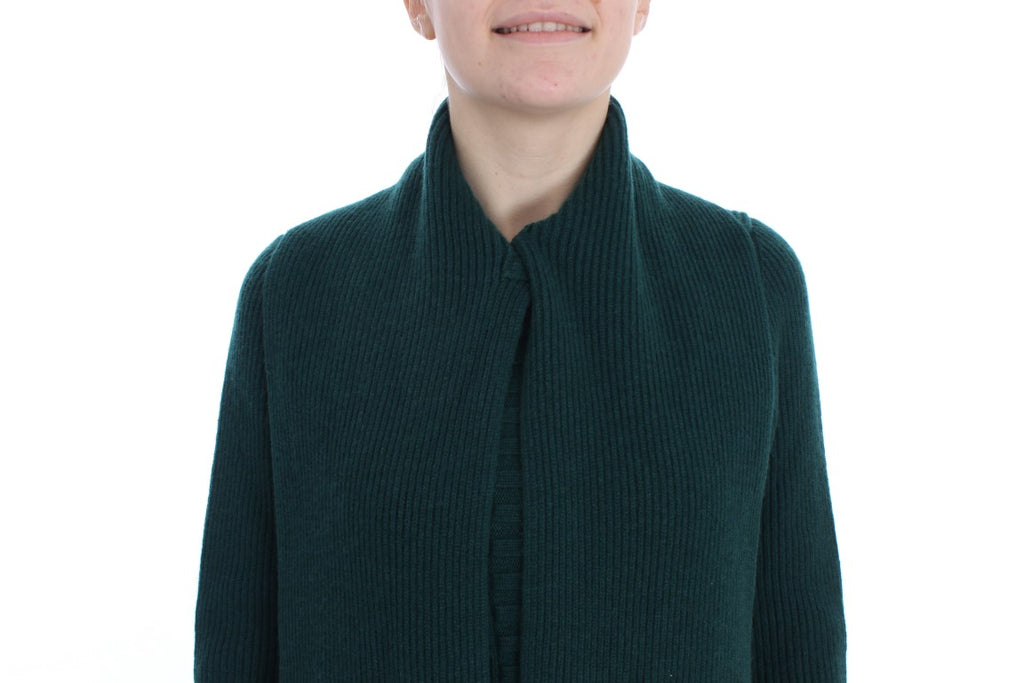 Dolce & Gabbana | Green Knitted Cashmere Cardigan