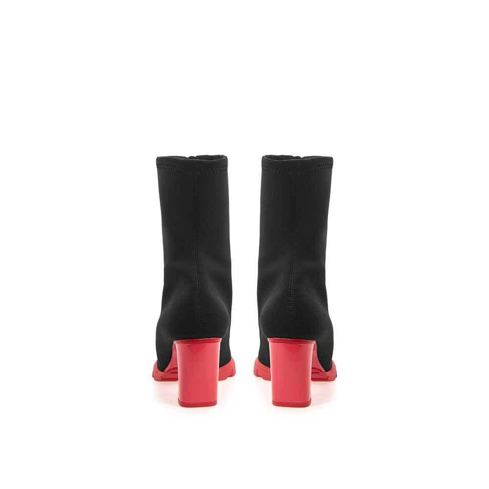 Alexander McQueen | Black Neoprene Ankle Boots