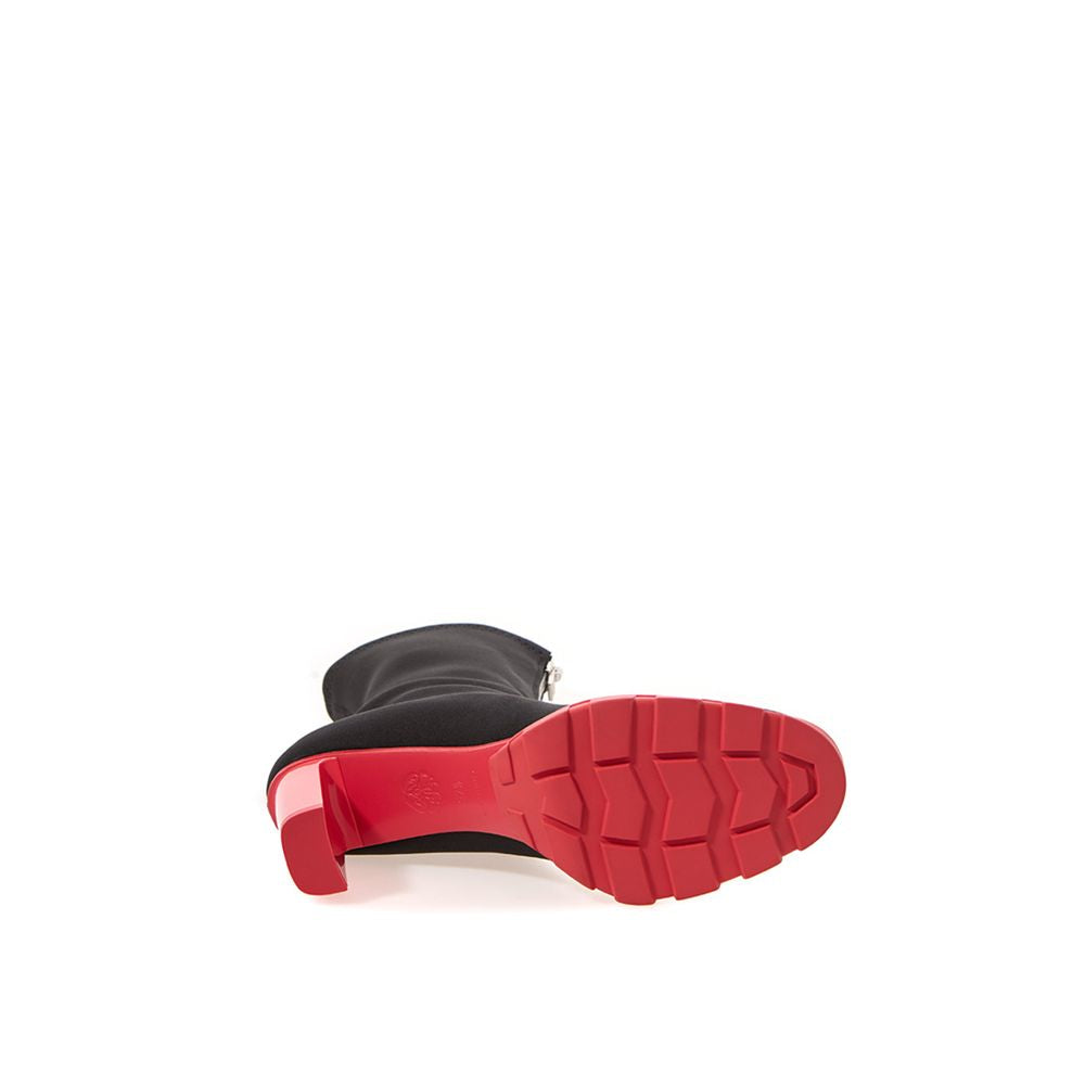 Alexander McQueen | Black Neoprene Ankle Boots