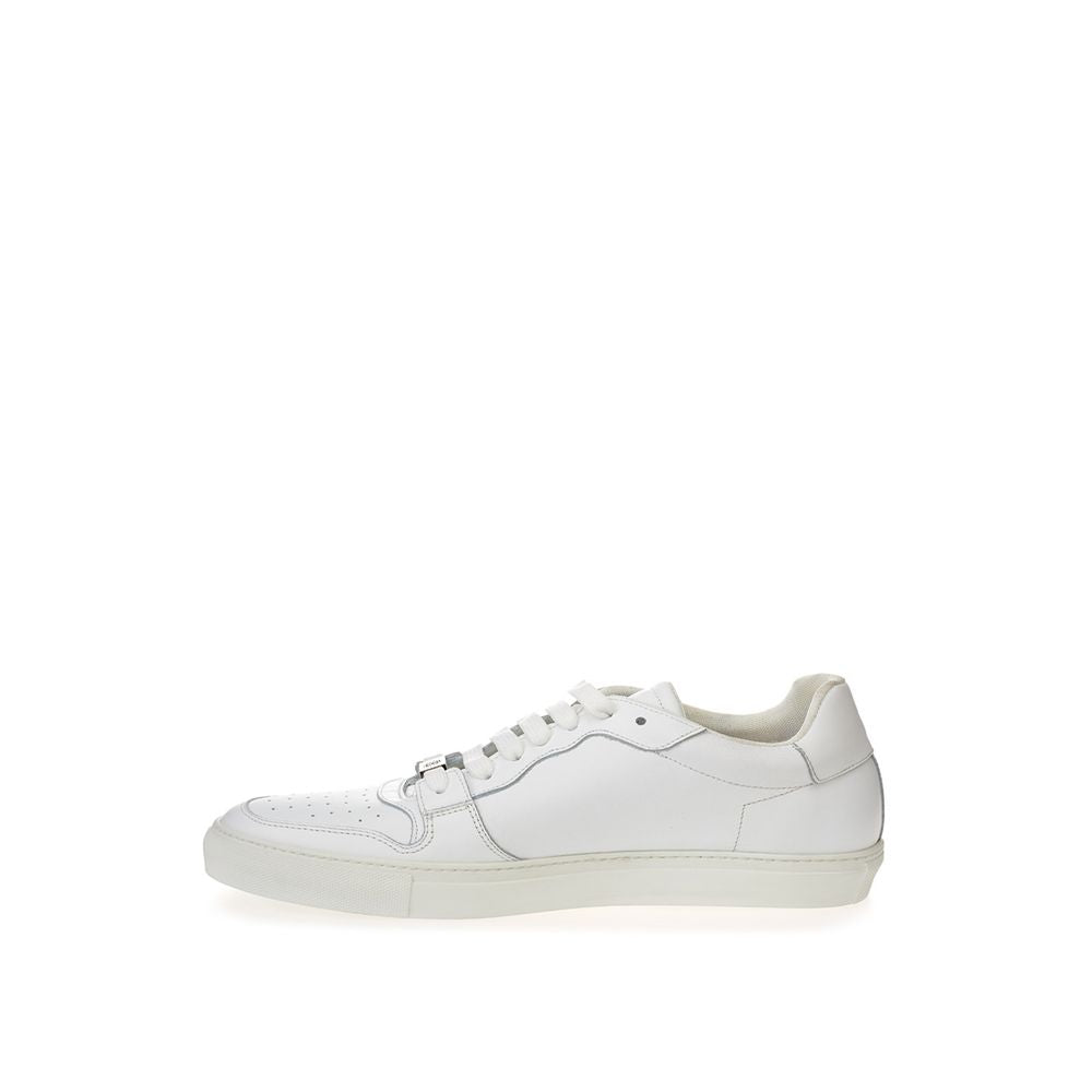 Roberto Cavalli | White Leather Low Top Sneakers