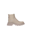 Alexander McQueen | Beige Leather Chelsea Boots