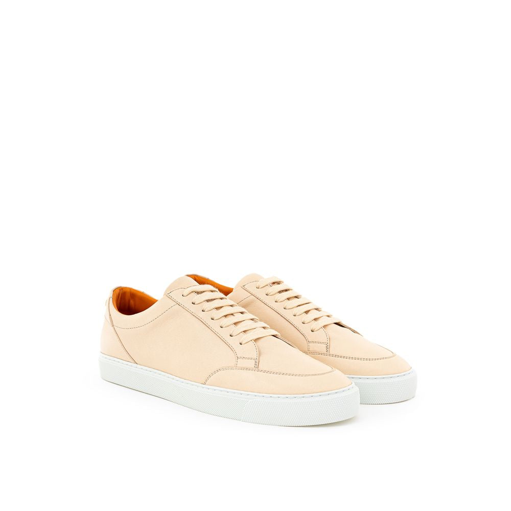 Burberry | Pink Leather Low Top Sneakers