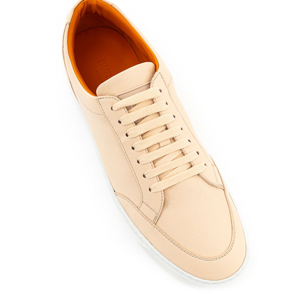 Burberry | Pink Leather Low Top Sneakers