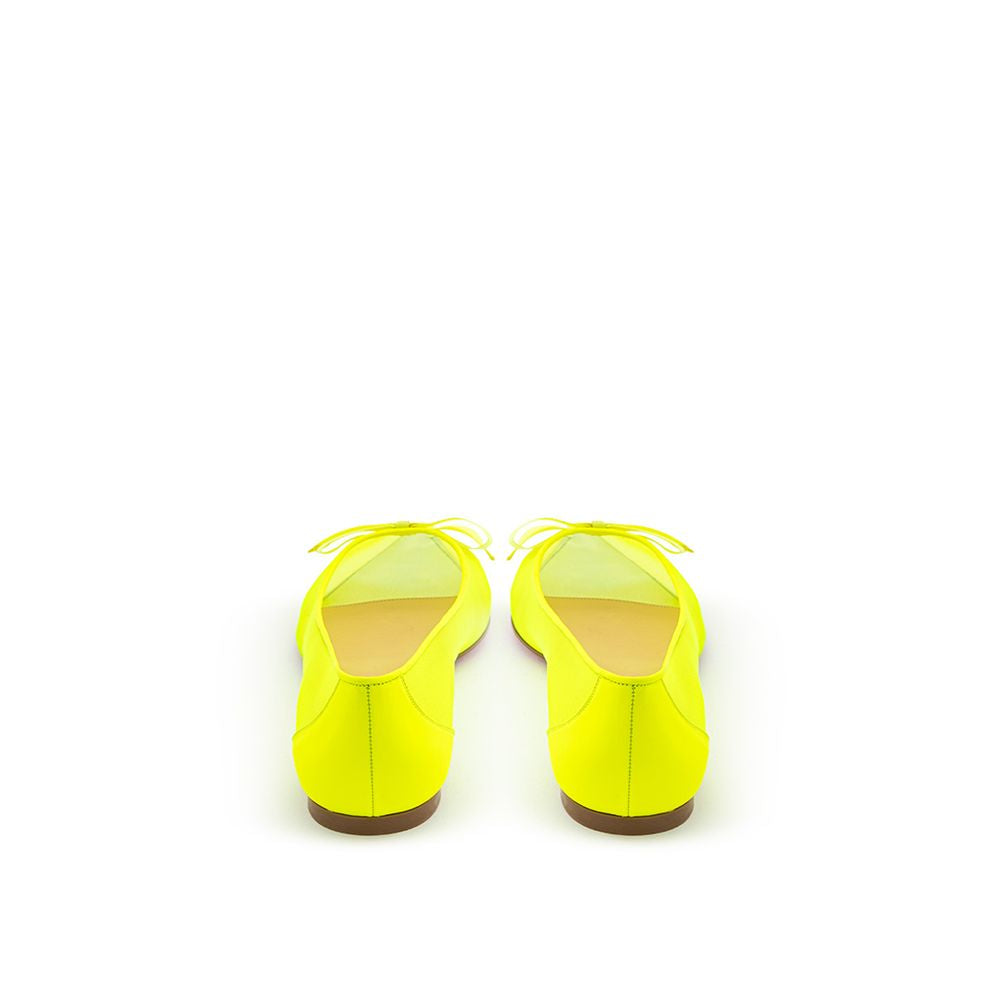 Christian Louboutin | Yellow Mesh Ballet Flats