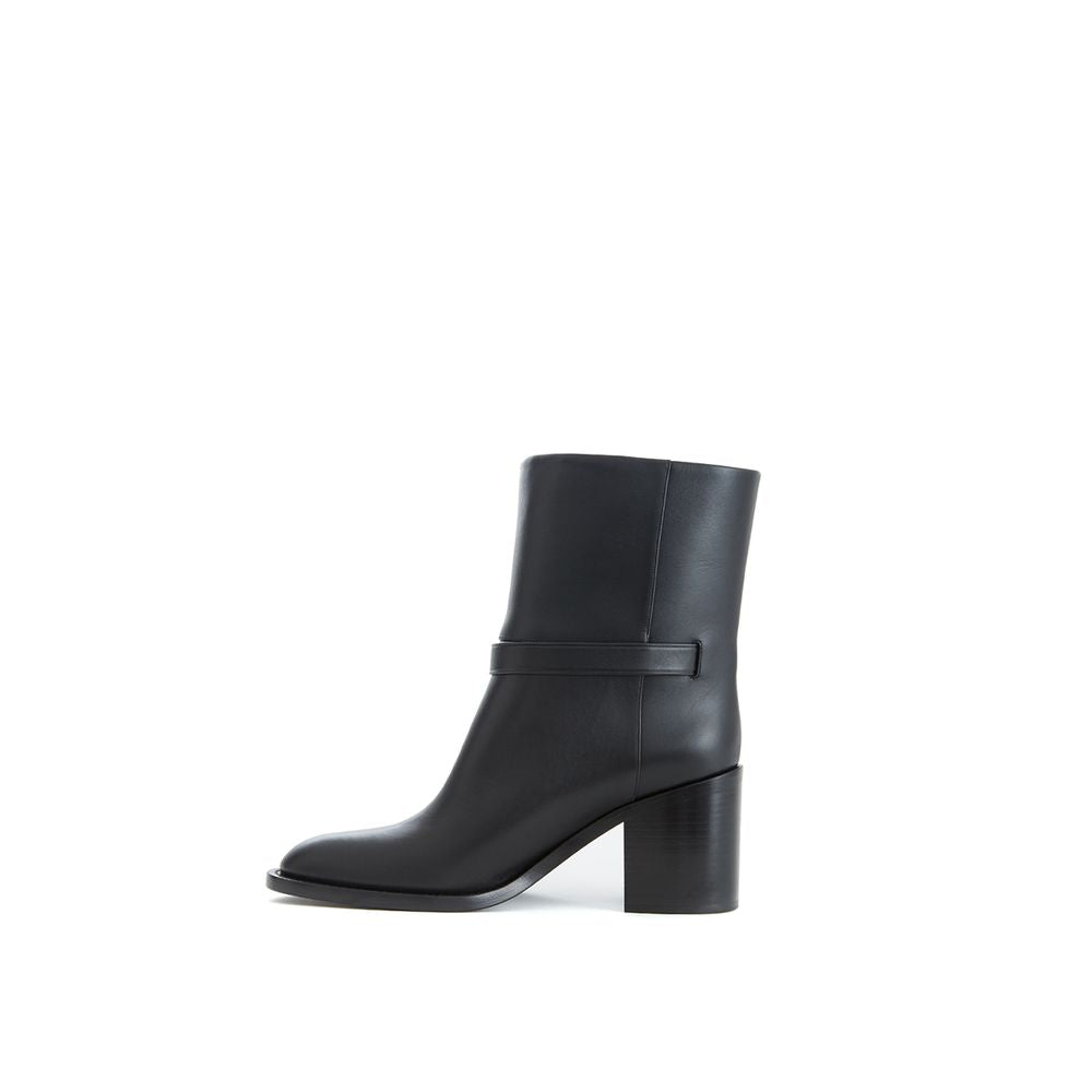 Burberry | Black Leather Ankle Boots
