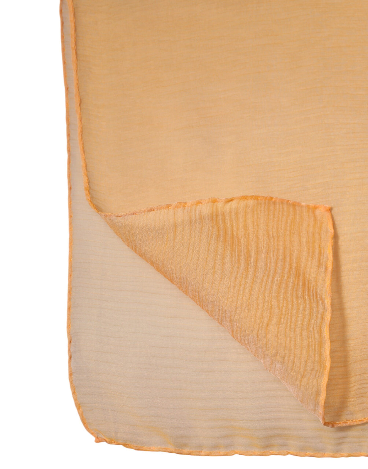 Dolce & Gabbana | Orange Silk Rectangle Wrap Shawl Scarf