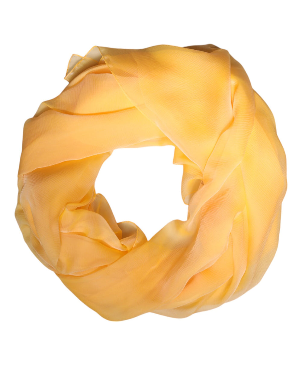 Dolce & Gabbana | Yellow Silk Rectangle Wrap Shawl Scarf
