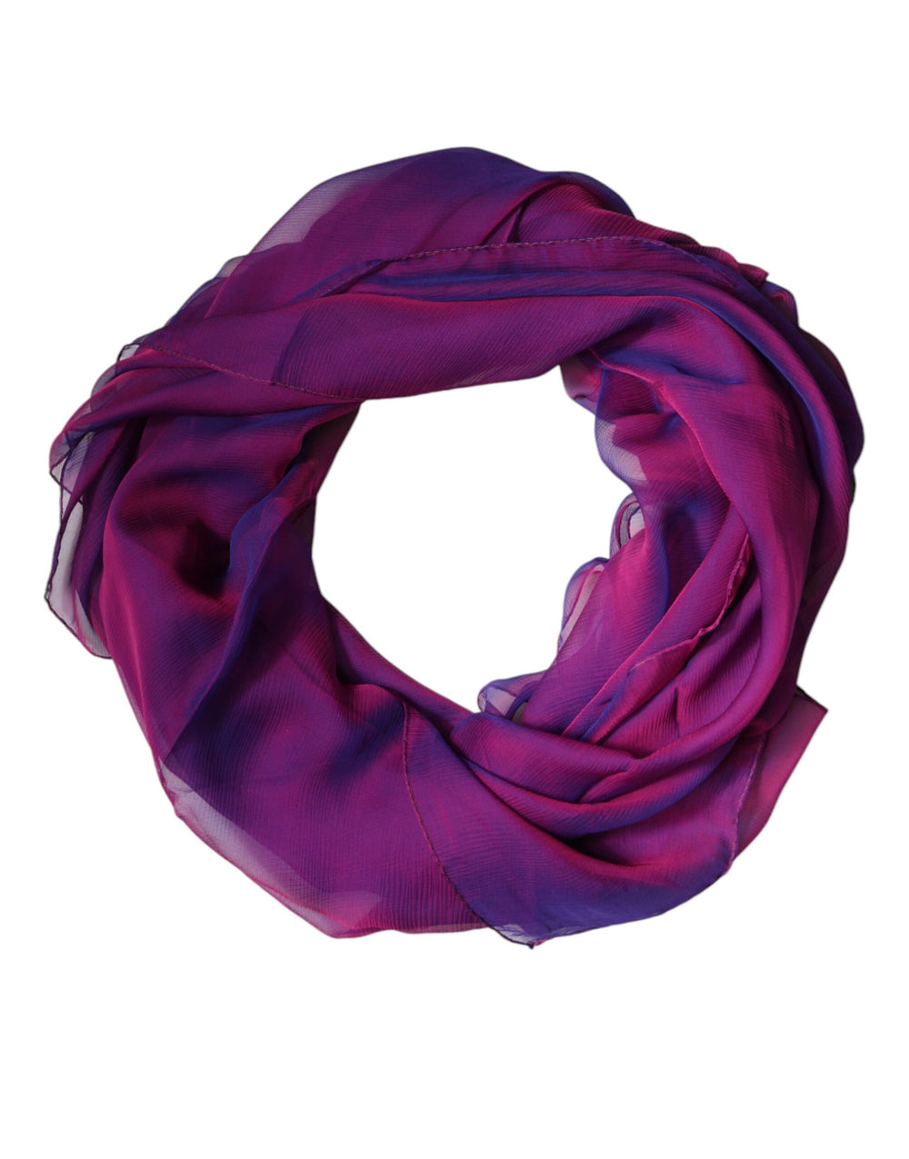 Dolce & Gabbana | Purple Silk Rectangle Wrap Shawl Scarf