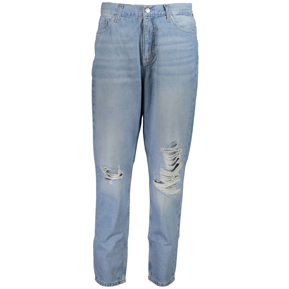 Calvin Klein | Azzurro Cotton Woman Jeans