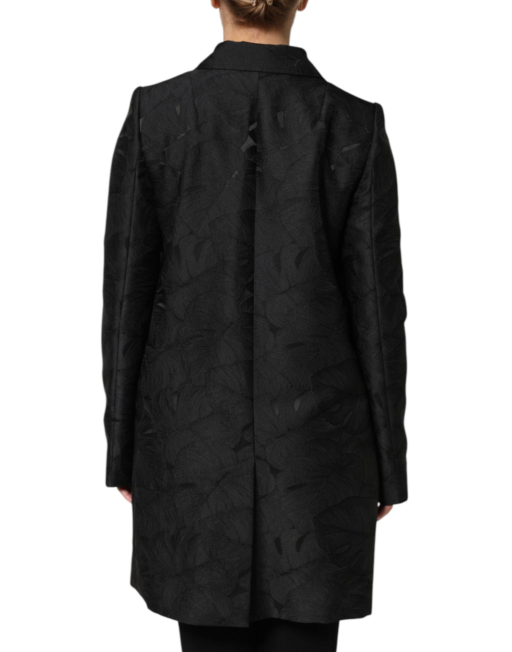Dolce & Gabbana | Black Single Breasted Trench Coat Jacket
