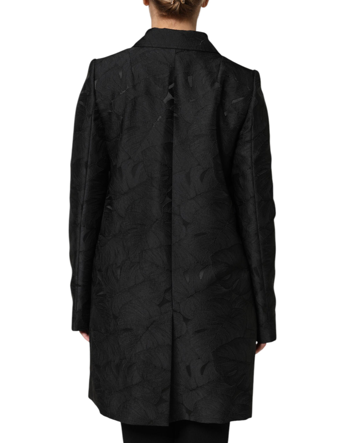 Dolce & Gabbana | Black Single Breasted Trench Coat Jacket