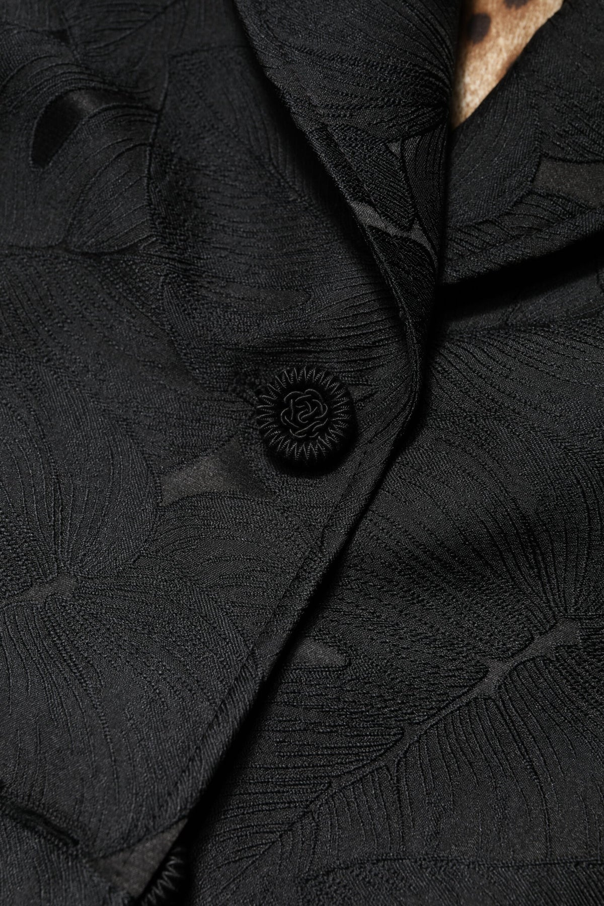 Dolce & Gabbana | Black Single Breasted Trench Coat Jacket