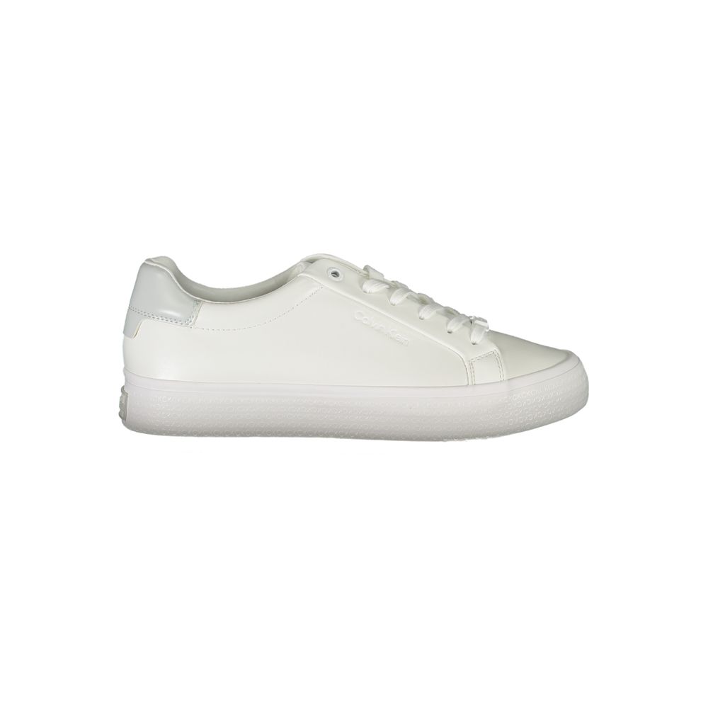 Calvin Klein | Bianco Pelle Women Sneaker
