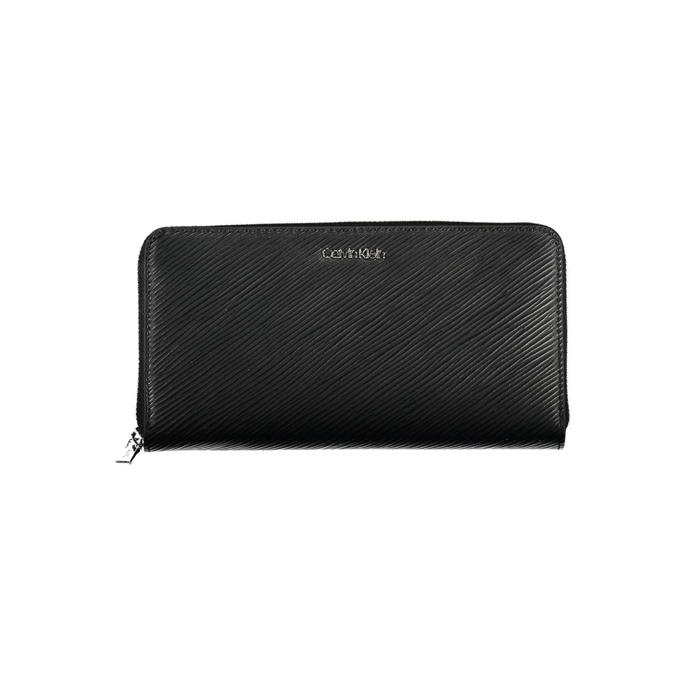 Calvin Klein | Black Polyurethane Women Wallet