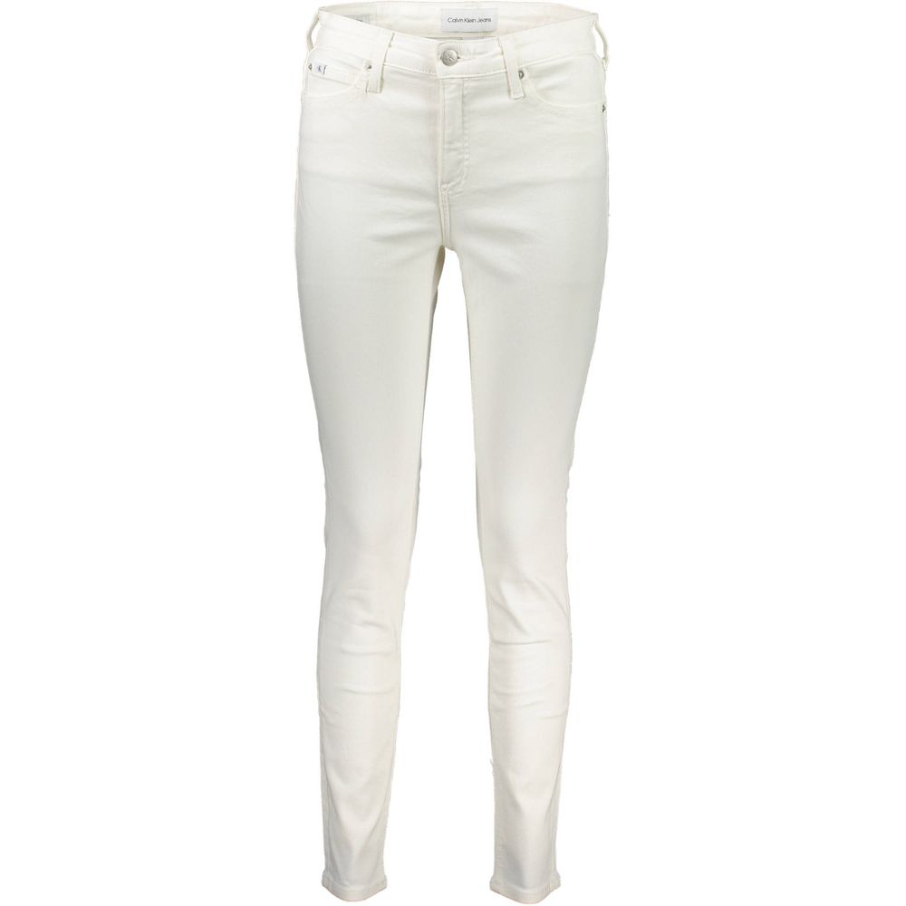 Calvin Klein | Bianco Cotton Women Jeans