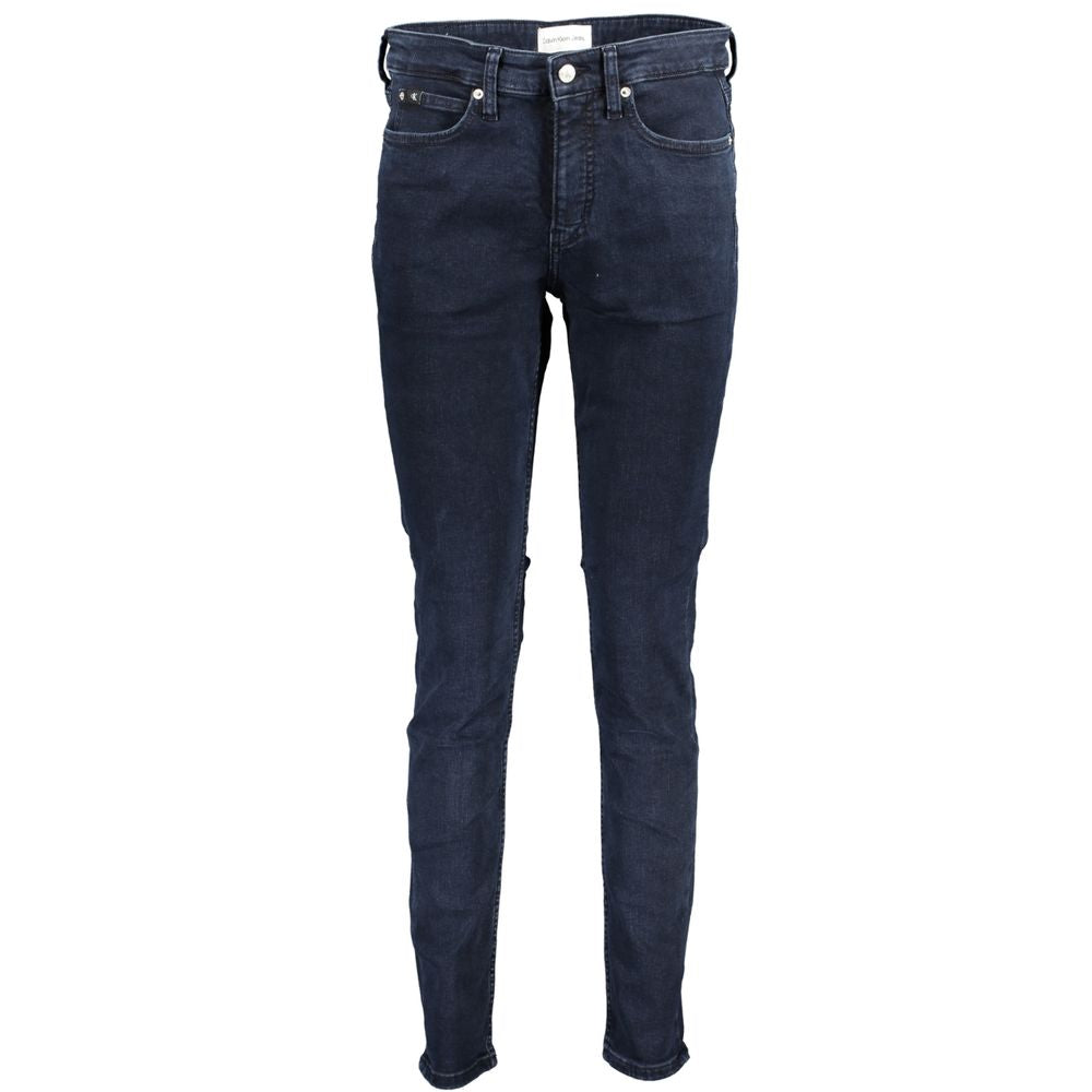 Calvin Klein | Blue Cotton Women Skinny Jean