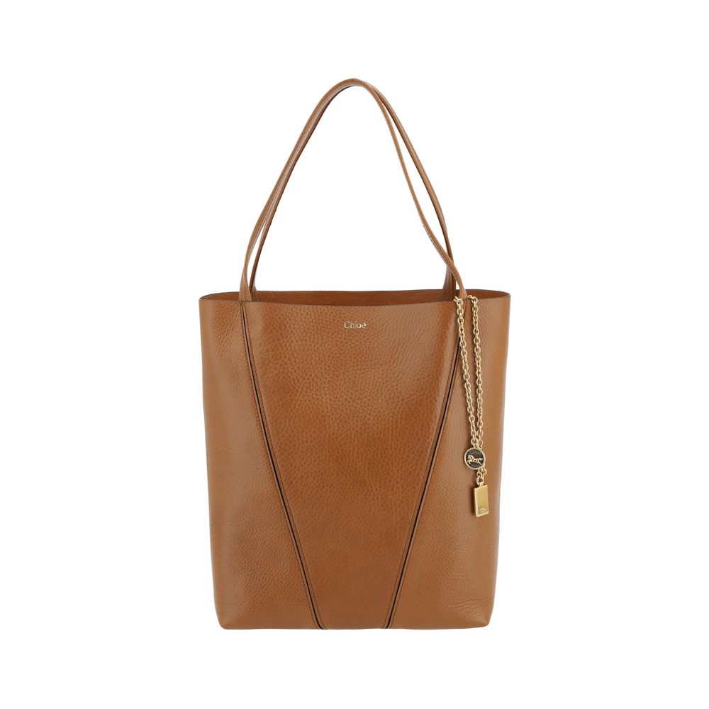 Chloé | Brown Calf Leather Bos Taurus Shoulder Bag