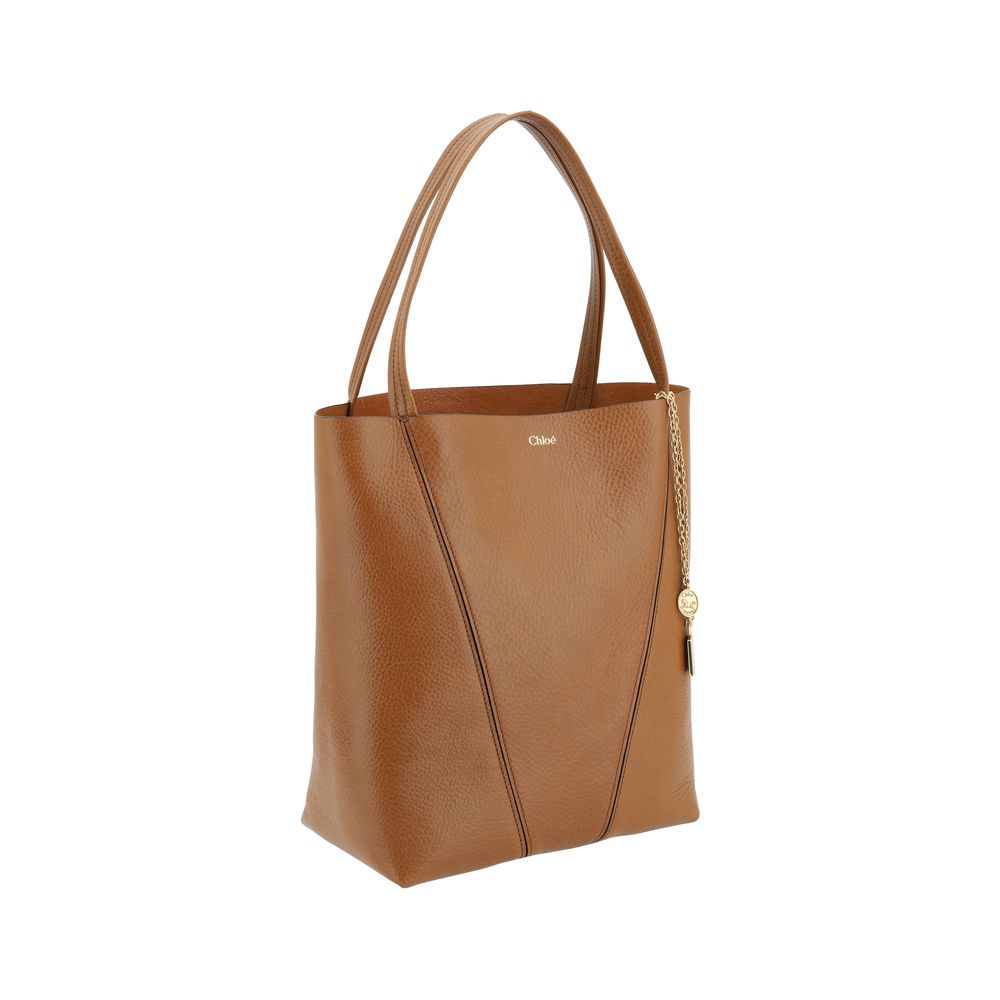 Chloé | Brown Calf Leather Bos Taurus Shoulder Bag