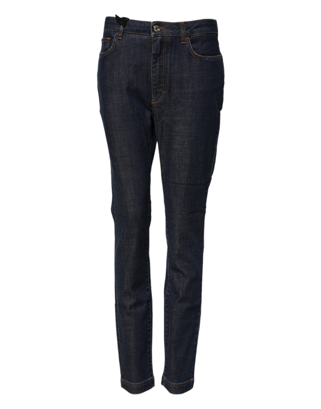 Dolce & Gabbana | Blue Queen Patch AUDREY Mid Waist Denim Jeans