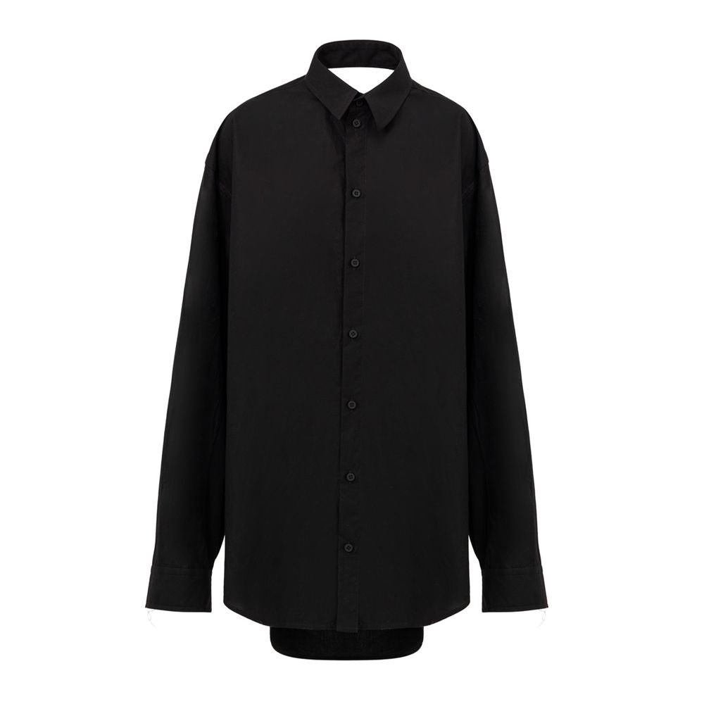 Balenciaga | Black Cotton Long Dress