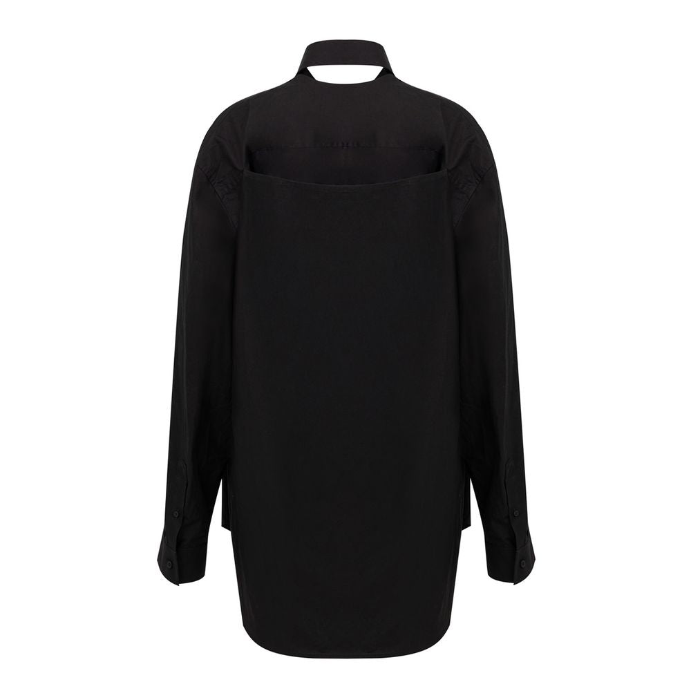 Balenciaga | Black Cotton Long Dress