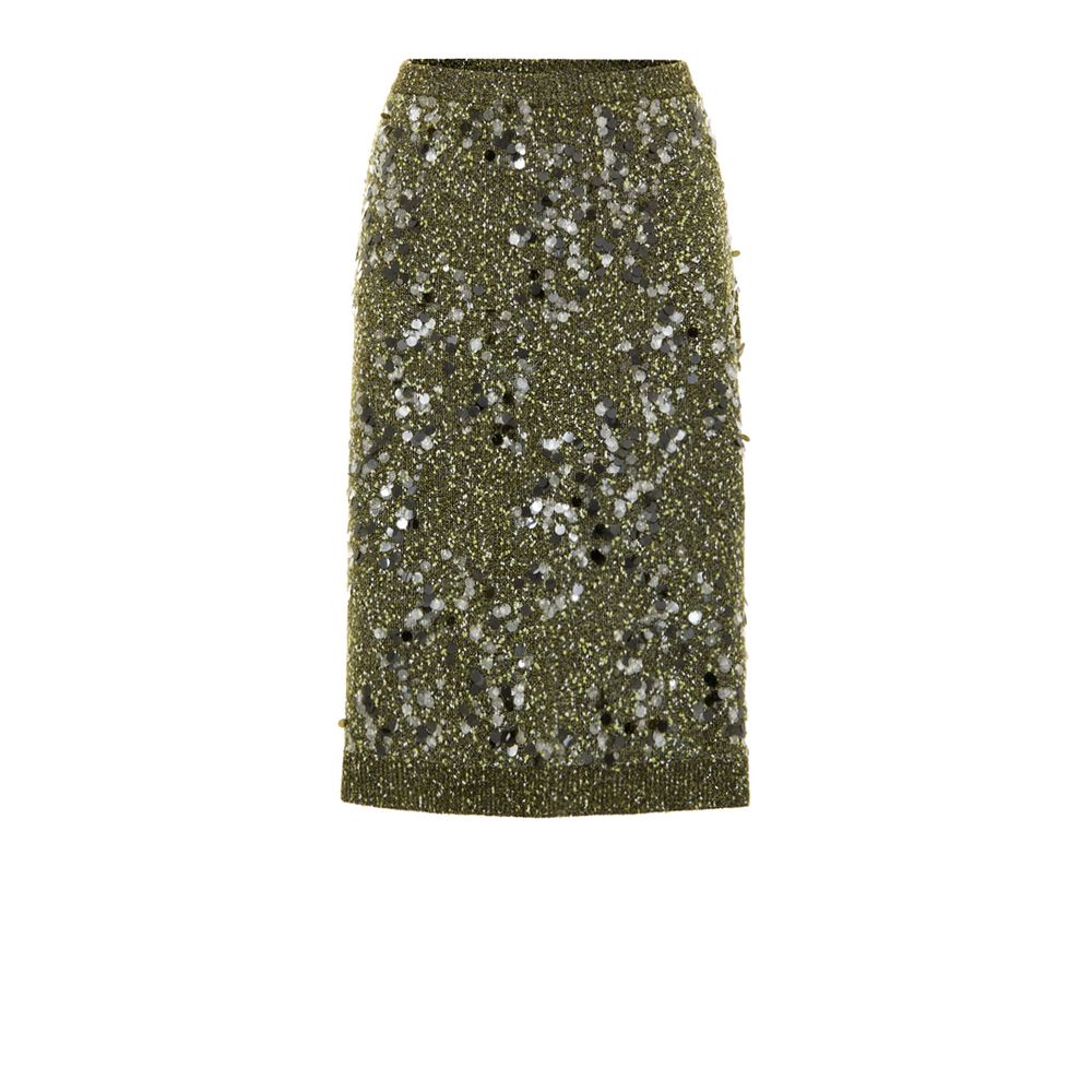 Gucci | Green Viscose Mini Skirt