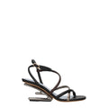 Fendi | Multicolor Leather Flat Sandals