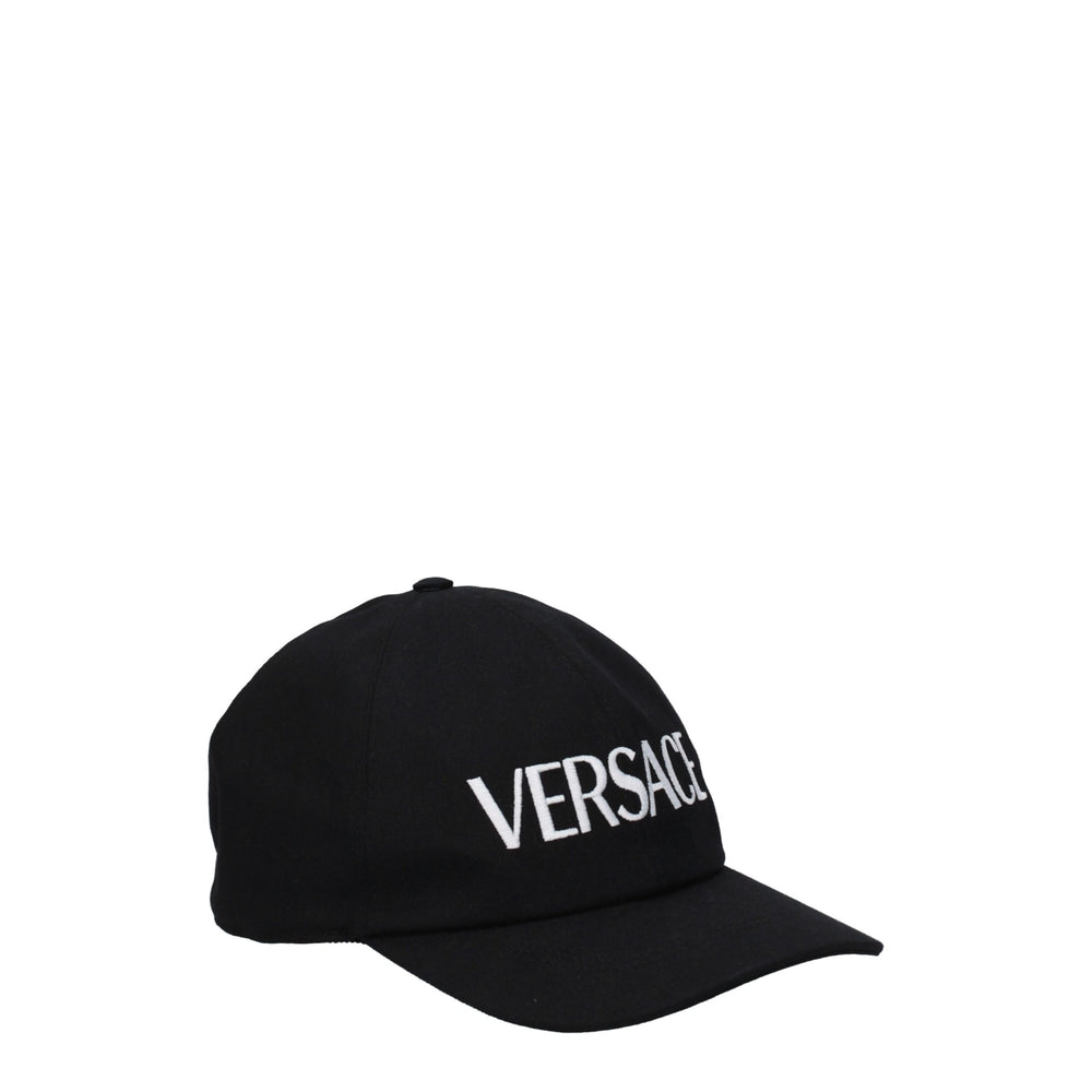 Versace | Black Cotton Cap (Baseball Hat)