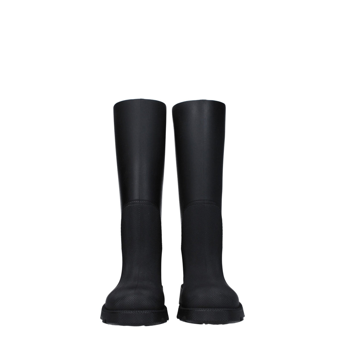 Burberry | Black Cotton Rain Boots