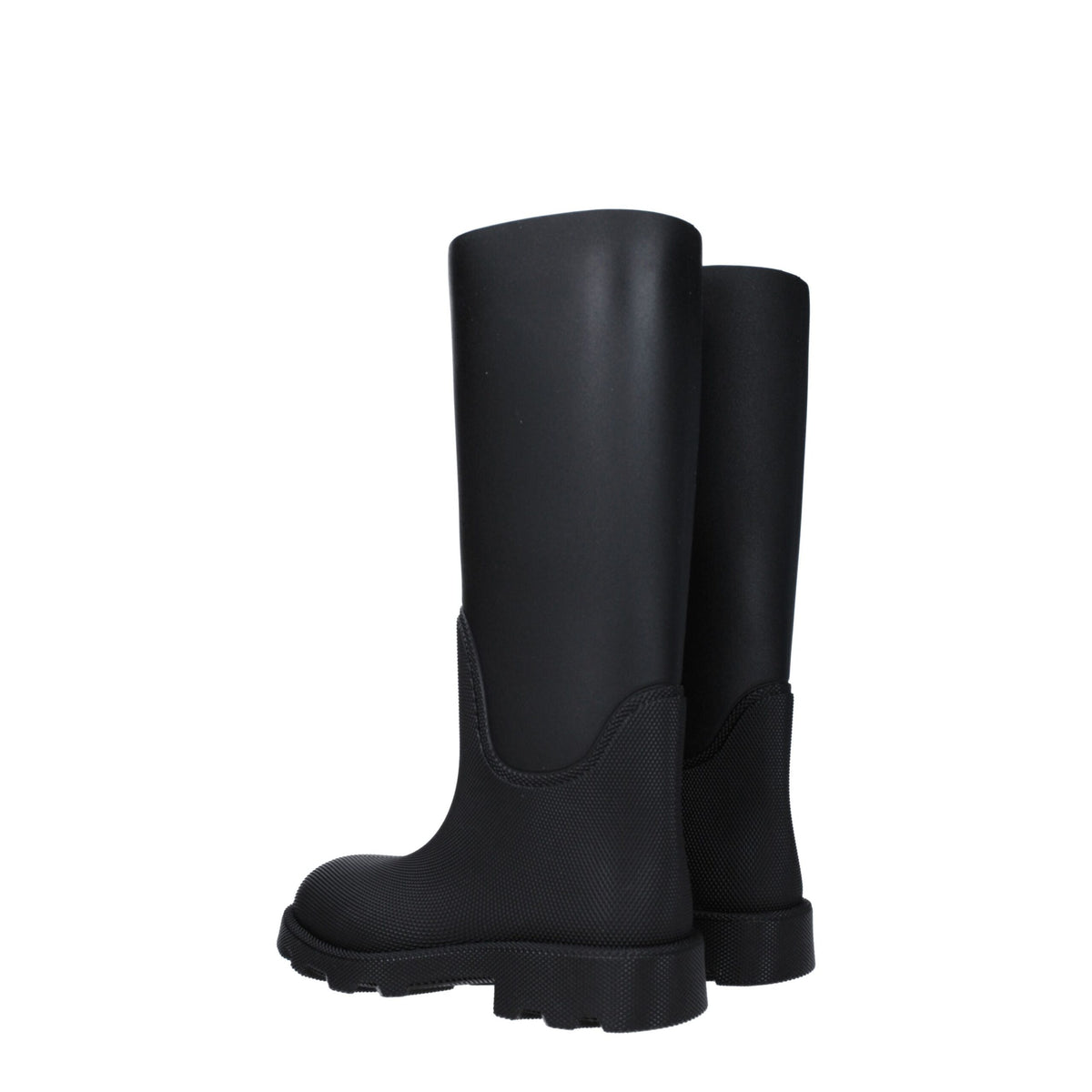 Burberry | Black Cotton Rain Boots