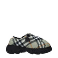 Burberry | Green Fabric Slip-On Loafers