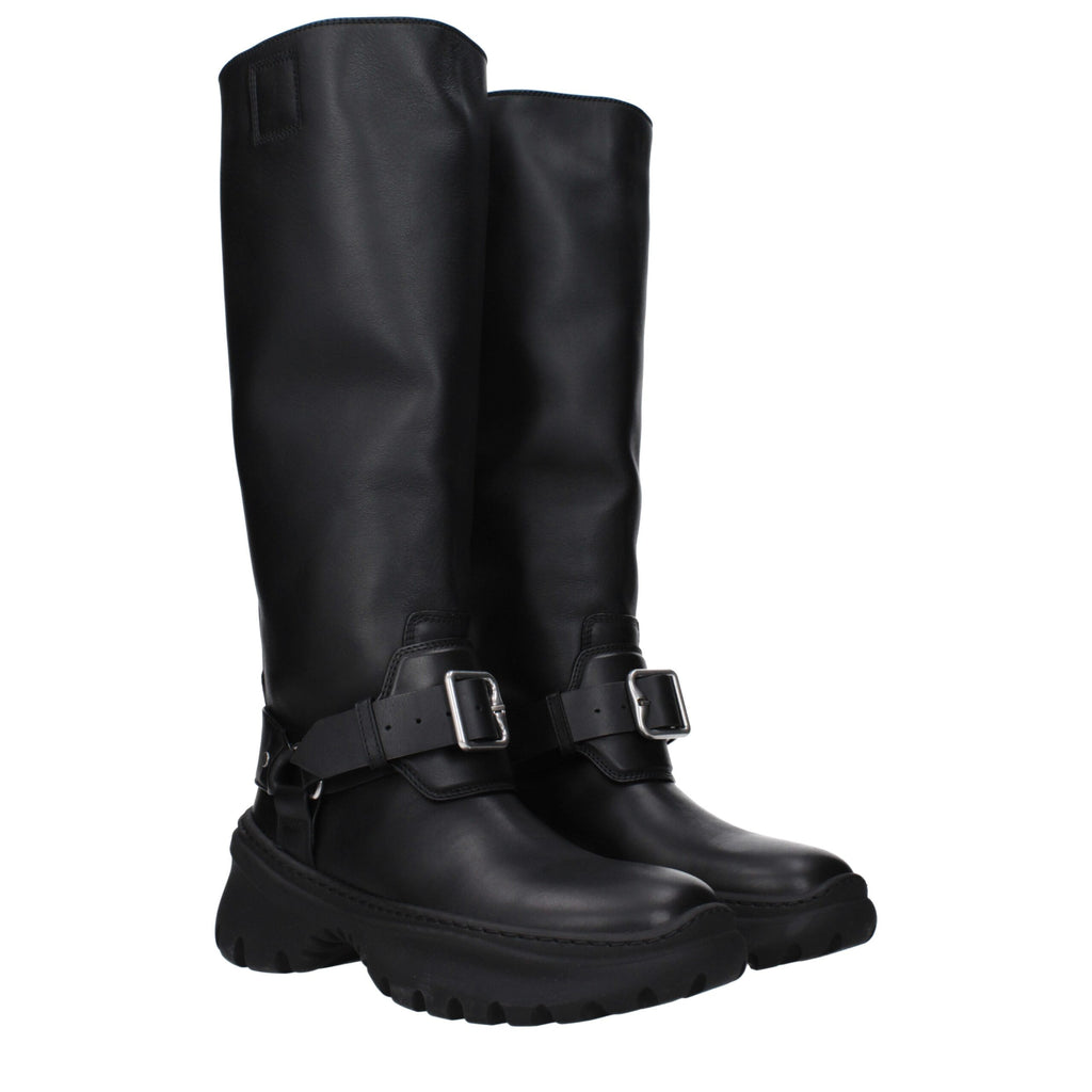 Burberry | Black Leather Boots