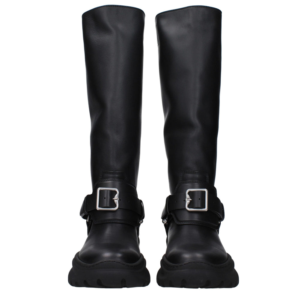Burberry | Black Leather Boots