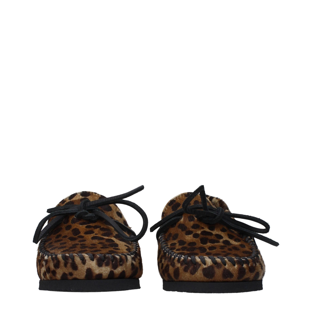 Isabel Marant | Brown Horsehair Slip-On Loafers
