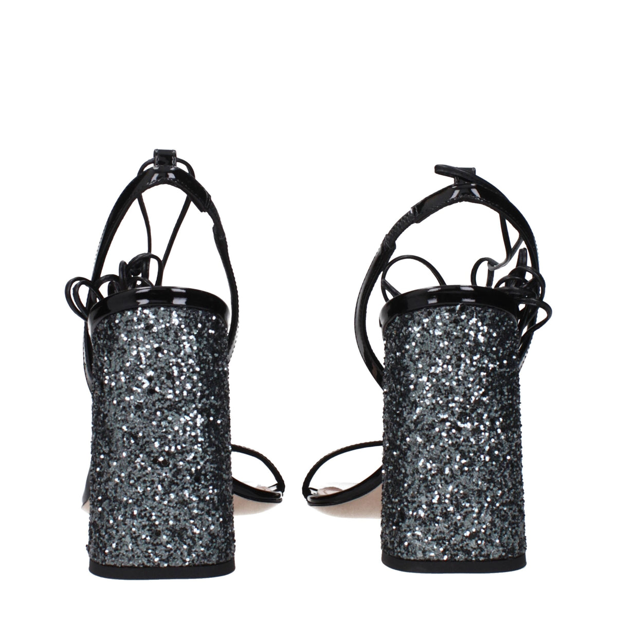 Miu Miu | Black Leather Platform Sandals