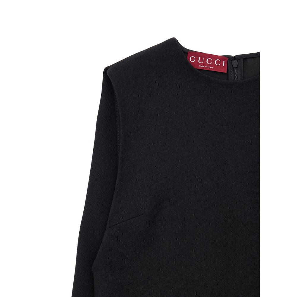 Gucci | Black Wool Casual Dress