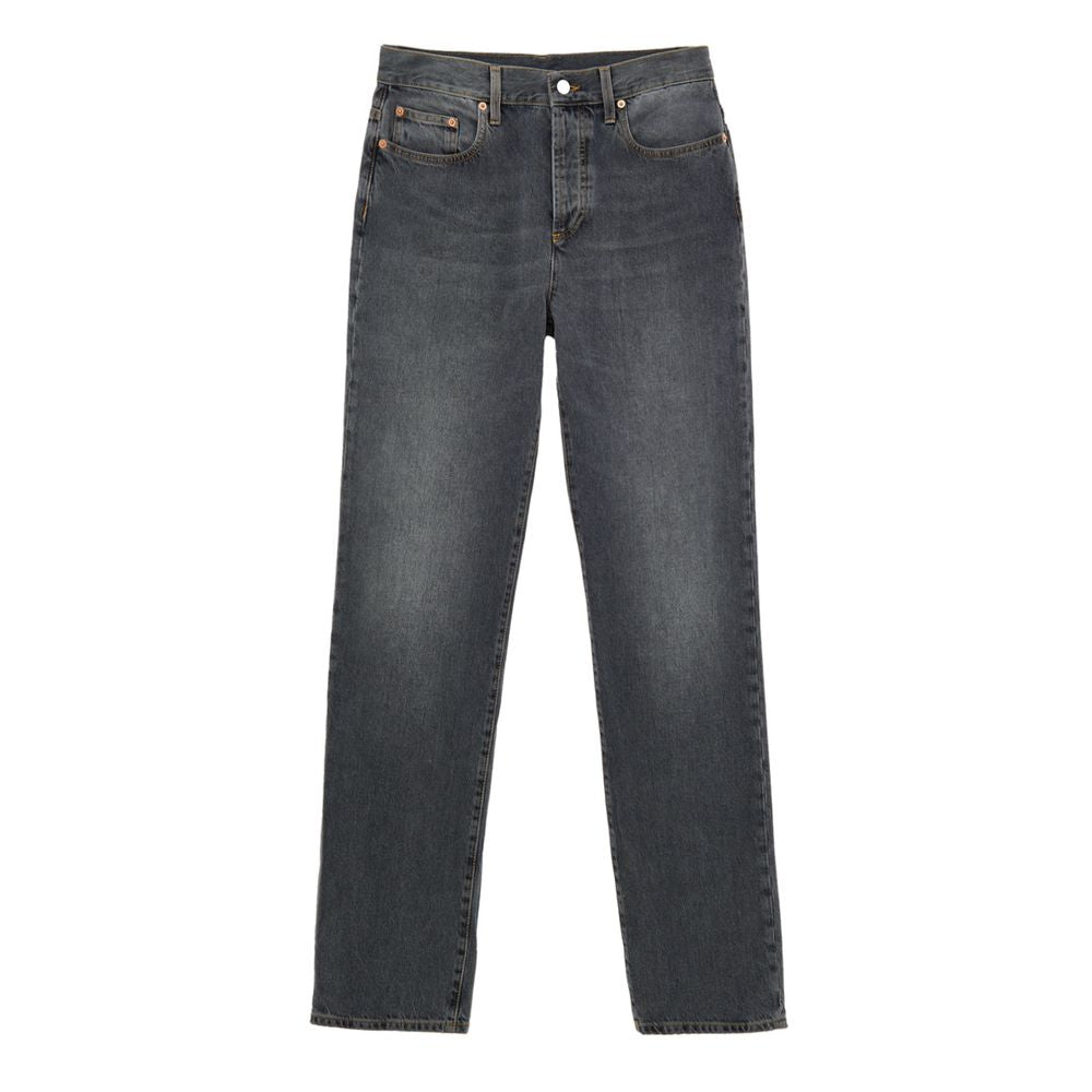 Gucci | Gray Cotton Relaxed Fit Jeans