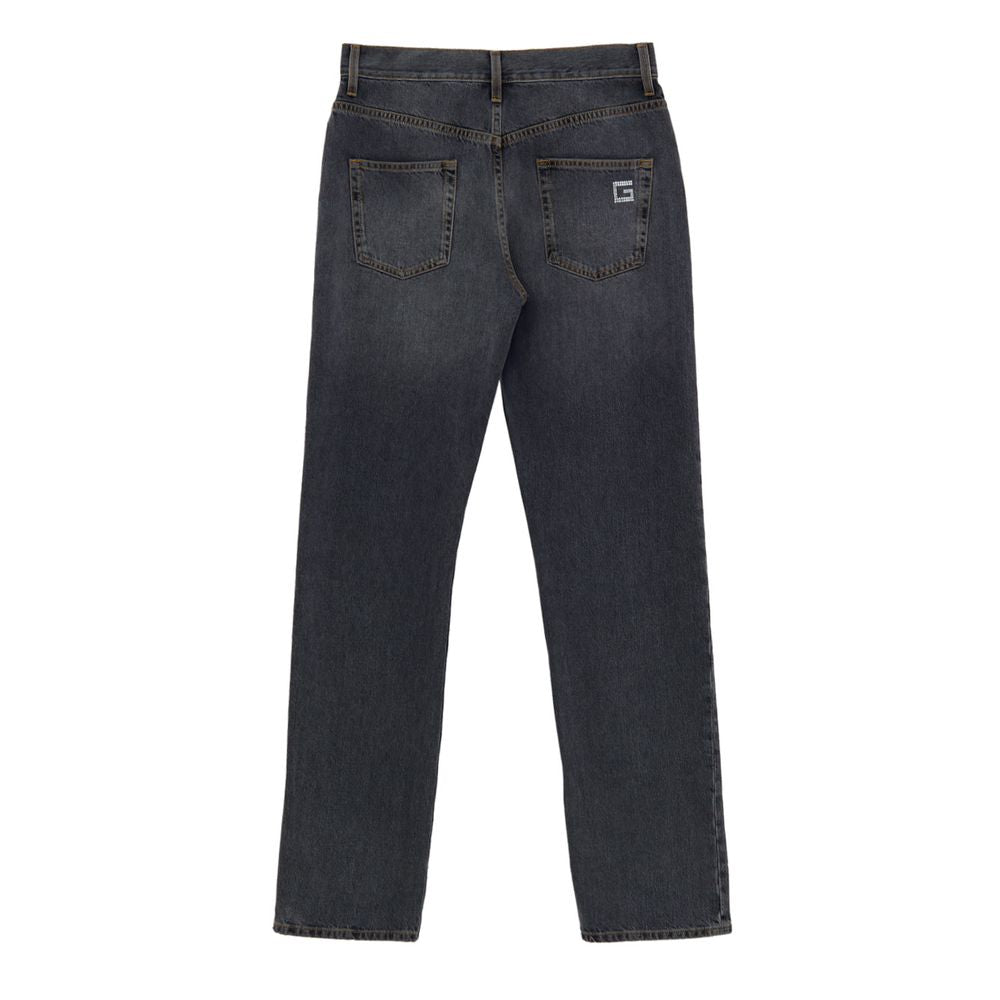 Gucci | Gray Cotton Relaxed Fit Jeans