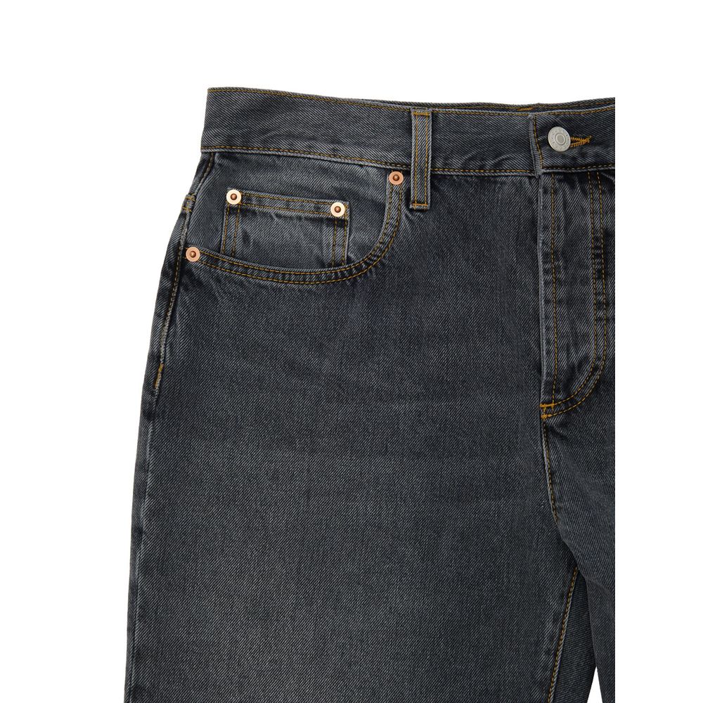 Gucci | Gray Cotton Relaxed Fit Jeans